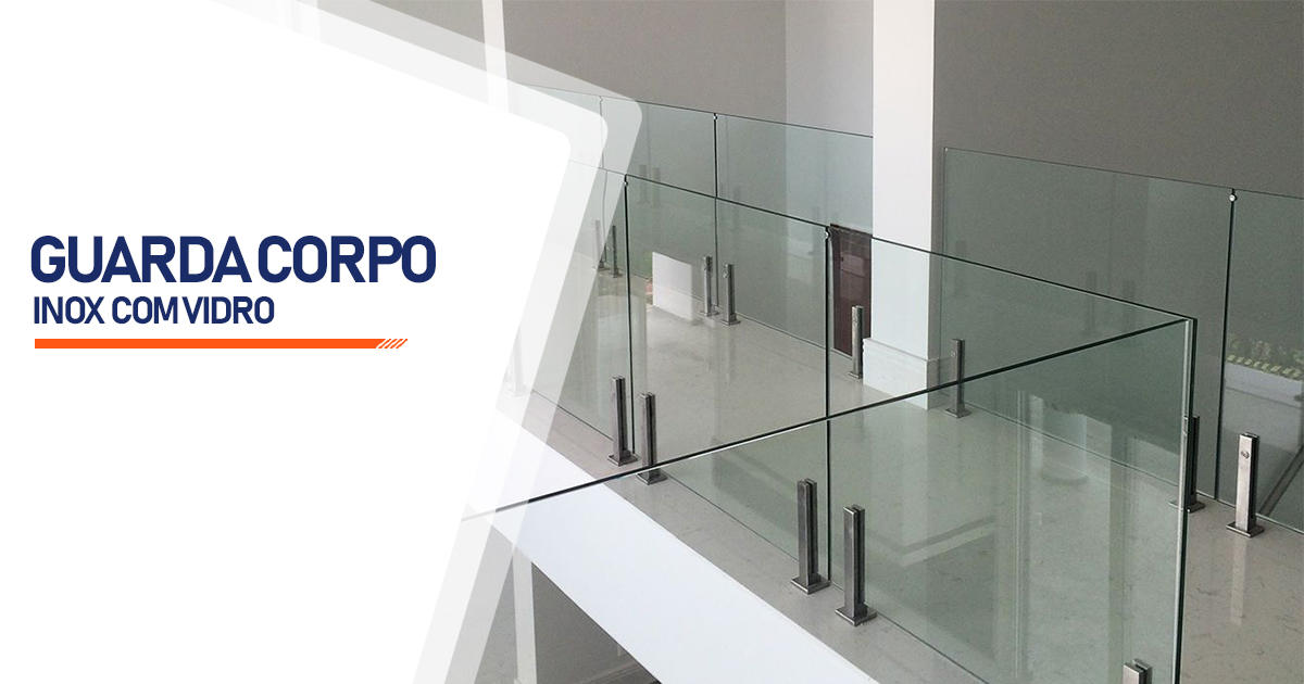 Guarda Corpo de Inox com Vidro  Araucária Tindiquera PR