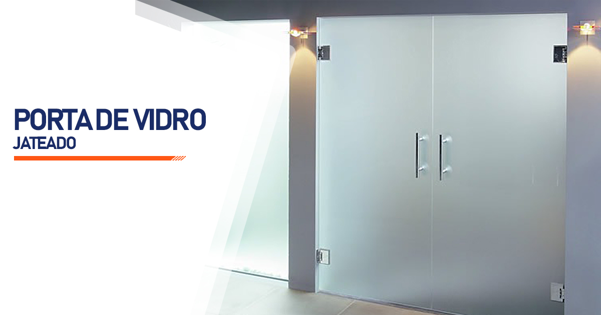 Porta De Vidro Jateado Araucária Tindiquera PR