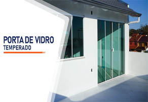 Porta de Vidro Temperado Araucária Tindiquera PR